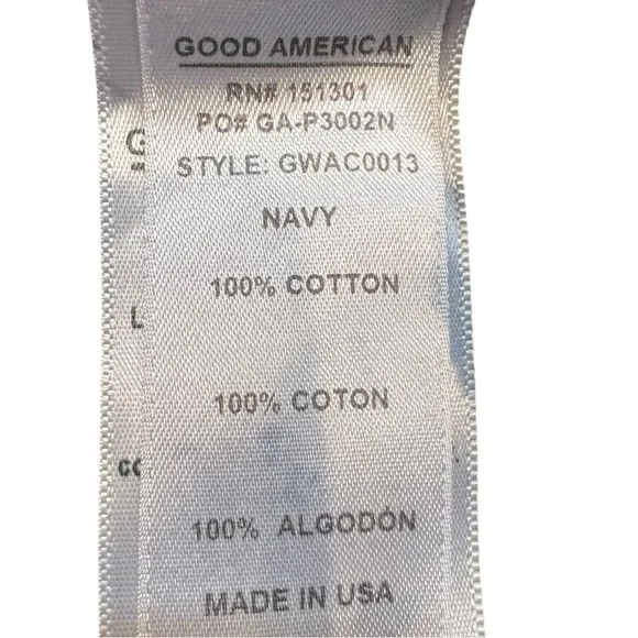 Good American Good Hoodie "H" Varsity Letter Cotton - Picture 9 of 9